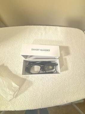 Generic Smart Glasses with Bluetooth Audio and Charging Cable